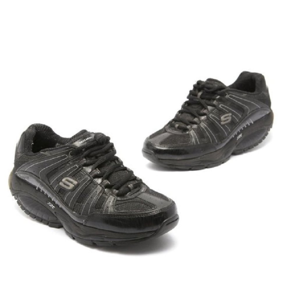Skechers Shape Ups Walking Shoes Toning Sneakers Rocker Runners Workout Black
